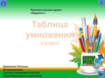 Презентация по математике для 2 класса