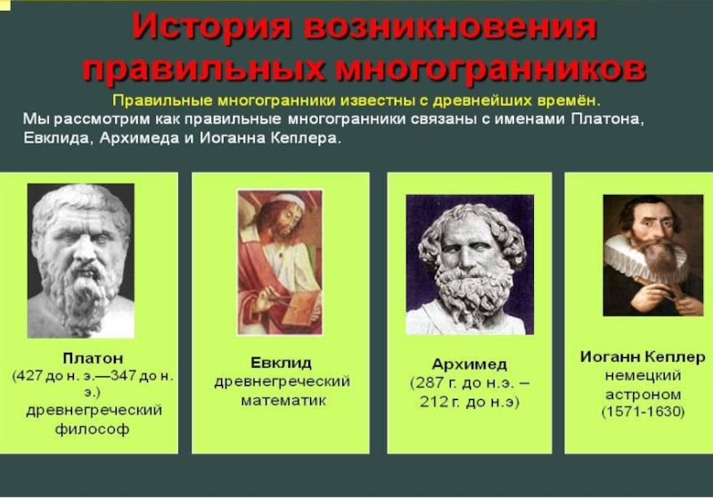 Презентация по математике на тему Геометрия многогранников