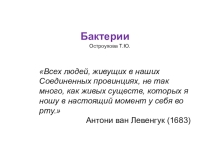Презентация по биологии на тему Бактерии (10 класс)