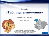 Тренажёр Таблица умножения (2-3 класс)