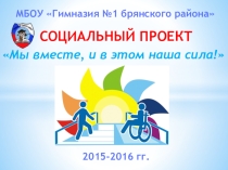 Презентация Социальный проект (9-11 классы)