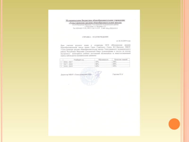 Презентация к аттестации Портфолио Сюндюкова Р.А.