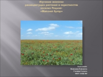 Презентация по биологии на тему Биоценозы (9,11 класс)