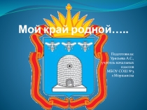 Моя малая родина для 4 класса
