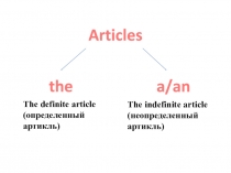 Презентация по английскому языку на тему Особенности употребления артиклей (7 класс)