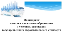 Мониторинг качества начального образования в условиях реализации государственного образовательного стандарта
