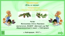Интерактивная игра на тему Хвойные деревья