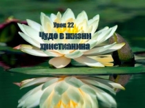 Презентация к теме Чудо в жизни христианина 4 класс. ОРКСЭ