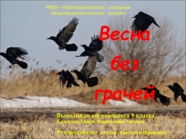 Презентация Весна без грачей
