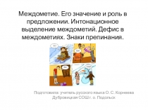 Презентация по русскому языку на тему Междометие 7 класс