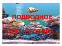 Презентация по дополнительному обраПодводное путешествие
