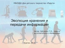 Презентация по информатике на тему Эволюция носителей информации
