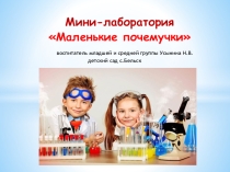 Презентация Мини-лаборатория в греппе