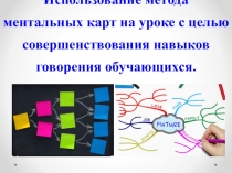Использование метода ментальных карт на уроках иностранного языка с целью совершенствования навыков говорения обучающихся.