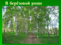 Презентация к уроку окружающего мира В березовой роще 2 класс УМК Планета Знаний