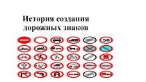 Презентация по ПДД История создания дорожных знаков