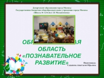 Презентация Познавательное развитие дошкольников