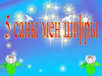 Арнайы түзету мектебіне арналған Презентация  5 САНЫ