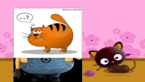 Презентация Кого прячет кот? . Игра-презинтация на знание мультфильмов, для начальной школы.