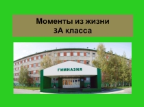 Презентация Жизнь 3 а класса