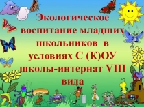 Презентация Экологическое воспитание школьников с ОВЗ