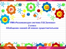 Презентация к уроку Обобщение знаний об имени существительном
