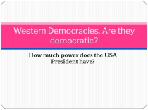 Political system of the USA
