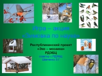 Игра – акция Зимовка по науке.