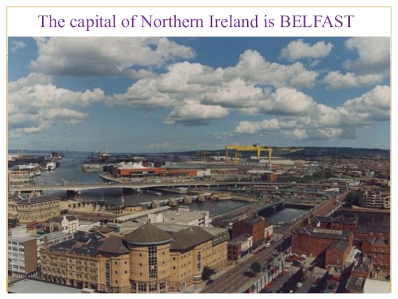 Презентация по английскому языку на тему Великобритания The capital of Northern Ireland is BELFAST The capital of Northern Ireland is BELFAST