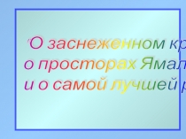 Презентация по окружающему миру Просторы Ямала