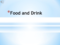 Food and drink