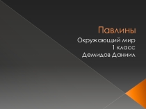 Павлины окружающий мир 1 класс
