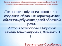 Технологии обучения детей образной речи