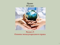 Презентация по праву 10 класс