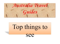 Презентация по теме Australia по английскому языку для учащихся 8 класса