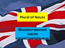 Презентация по английскому языку Plural of Nouns (5 класс)