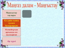 Маңғыстау туралы сұрақ-жауап, слайд, Маңғаз далам - Маңғыстау