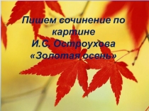 Презентация Правила написания сочинения