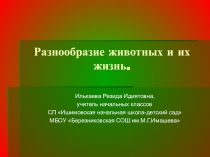 Презентация по окружающему миру Разнообразие животных и их жизнь