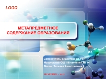 ПРЕЗЕНТАЦИЯ К ПЕДСОВЕТУ МЕТАПРЕДМЕТНОЕ СОДЕРЖАНИЕ ОБРАЗОВАНИЯ