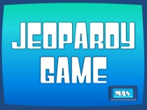 Интерактивная игра по английскому языку Jeopardy quiz