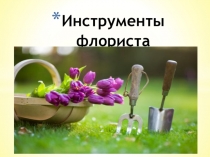 Презентация по флористике Инструменты и материалы флориста