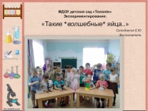 Презентация по экспериментированию Такие волшебные яйца