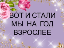 Презентация  Анализ воспитательной работы