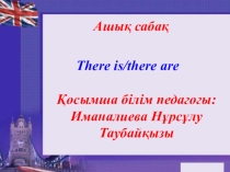 There is/ there are