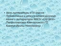 Презентация по литературе на тему Сказки М.Е. Салтыкова-Щедрина (10 класс)
