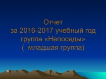 Отчет работы за год