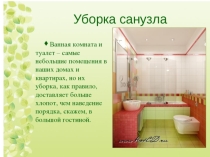 Генеральная уборка жилища. Пошаговая уборка санузла