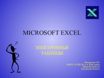 Презентация по информатике на тему Excel (9 класс)