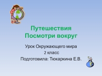 Презентация по окружающему миру по теме:Посмотри вокруг (2 класс)